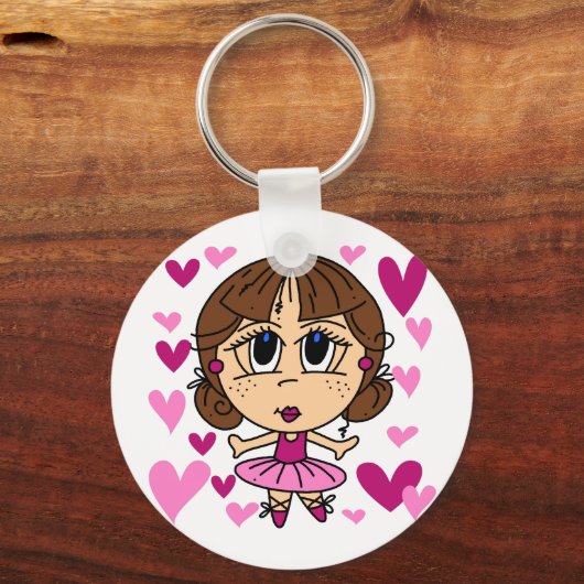 Ballerina Girl Schlüsselanhänger (Vorderseite)