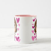 Ballerina Girl Zweifarbige Tasse (Mittel)