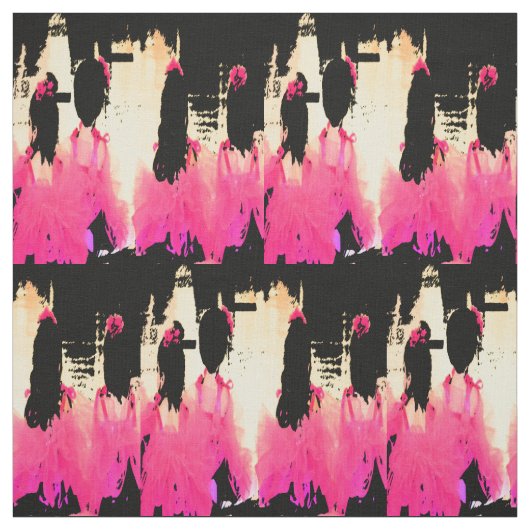 Ballerina Girls Fabric Stoff (Muster)