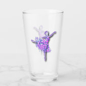 Ballerina Glas Ballett Tanz (Rückseite)