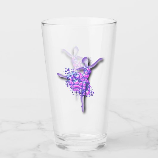 Ballerina Glas Ballett Tanz (Vorderseite)