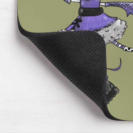 Ballerina Goth Style Mousepad (Ecke)