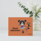 Ballerina Goth Style Postkarte (Stehend Vorderseite)