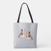 "Ballerina Grace - Artistic Water Tote Bag" Tasche (Rückseite)