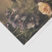 Ballerina Green, Hummingbird & Floral Portrait Seidenpapier (Ausschnitt)