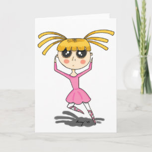 Ballerina Greeting Card Karte