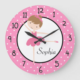 Ballerina Große Wanduhr