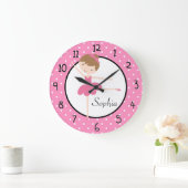 Ballerina Große Wanduhr (Zuhause)