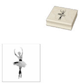 Ballerina Gummistempel (Stempel)