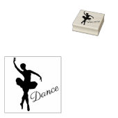 Ballerina Gummistempel (Stempel)