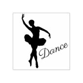 Ballerina Gummistempel (Prägung)
