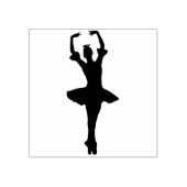 Ballerina Gummistempel (Prägung)