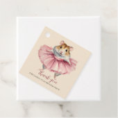 Ballerina Hamster Birthday Vielen Dank Geschenkanhänger (Beispiel)