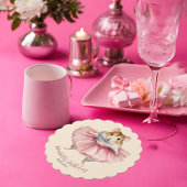 Ballerina Hamster Girl Birthday Untersetzer