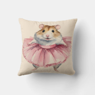 Ballerina Hamster Girls Kissen