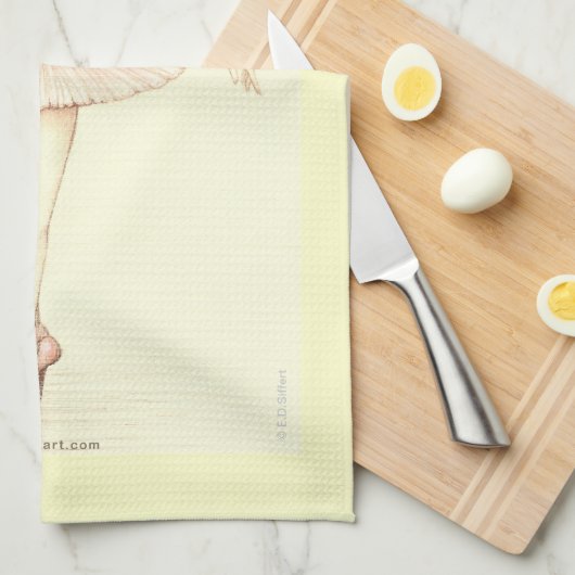 Ballerina Handtuch (Viertel Falte)