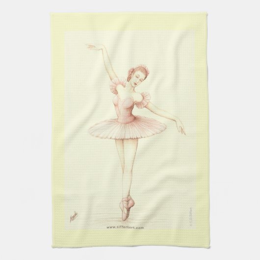 Ballerina Handtuch (Vertikal)
