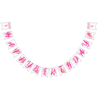 Ballerina Happy Birthday Banner auf Deutsch