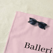 Ballerina-Häschen im Tutu Strandtuch (Beispiel)