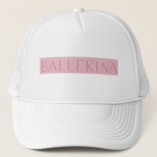 Ballerina hat truckerkappe (Vorderseite)