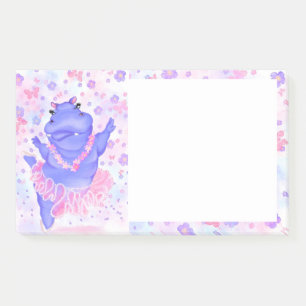 Ballerina Hippo Balletttänzer Funny Post-it® Notes Post-it Klebezettel