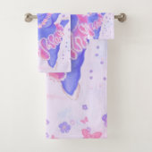 Ballerina Hippo Funny Bath Handtücher Ballet Dance (Insitu)