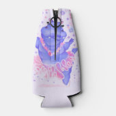 Ballerina Hippo Funny Bottle Cooler Happy Dancer Flaschenkühler (Rückseite)