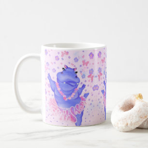 Ballerina Hippo Funny Mug Happy Ballet Dancer Kaffeetasse