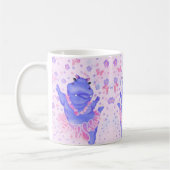 Ballerina Hippo Funny Mug Happy Ballet Dancer Kaffeetasse (Links)
