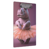 Ballerina Hippo Klemmbrett (Rechts)
