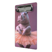 Ballerina Hippo Mini Klemmbrett (Gewinkelt2)