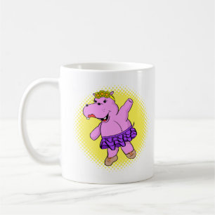 Ballerina Hippo mit Tutu Kaffeetasse