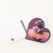 Ballerina Hippo Notizblock (Innenseite)