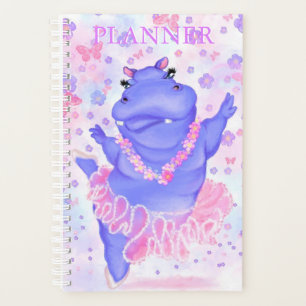 Ballerina Hippo Planner Geschenk - Spaß Planer