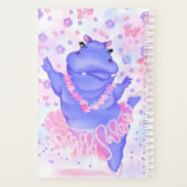 Ballerina Hippo Planner Geschenk - Spaß Planer (Rückseite)