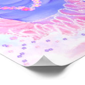 Ballerina Hippo Poster Happy Ballet Dancer (Ecke)