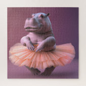 Ballerina Hippo Puzzle (Vertikal)
