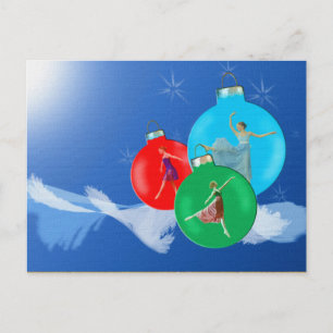 Ballerina Holiday Postkarte