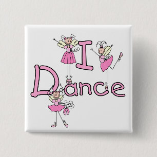 Ballerina I Tanz-T-Shirts und Geschenke Button