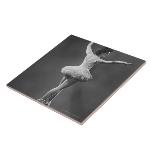Ballerina im Ballettröckchen Fliese (Seite)