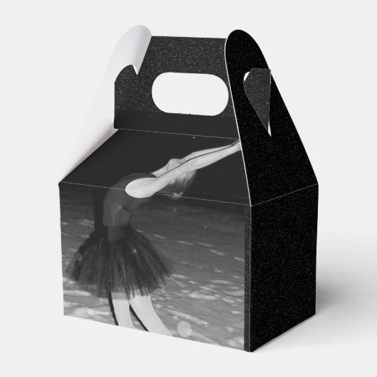 Ballerina im Schnee - Geschenkschachtel (Vorderseite)