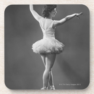 Ballerina im Tutu Untersetzer