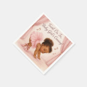 Ballerina im Werden Serviette (Ecke)