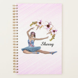 Ballerina in Blue Personal Pink Planer