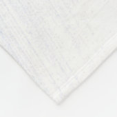 Ballerina in Blue Persönlicher Name Fleecedecke (Ecke)