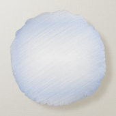 Ballerina in Blue Persönlicher Name Rundes Kissen (Rückseite)