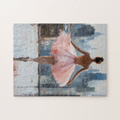 Ballerina in der Stadt Impressionist Puzzle (Horizontal)