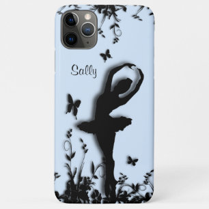 Ballerina in Garden Blue Personal Case-Mate iPhone Hülle