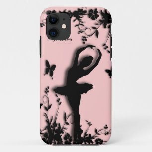 Ballerina in Garden Pink Personal iPhone 5 Fall Case-Mate iPhone Hülle