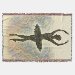 Ballerina in Graziöser Anmut - Sanfte Farben Decke